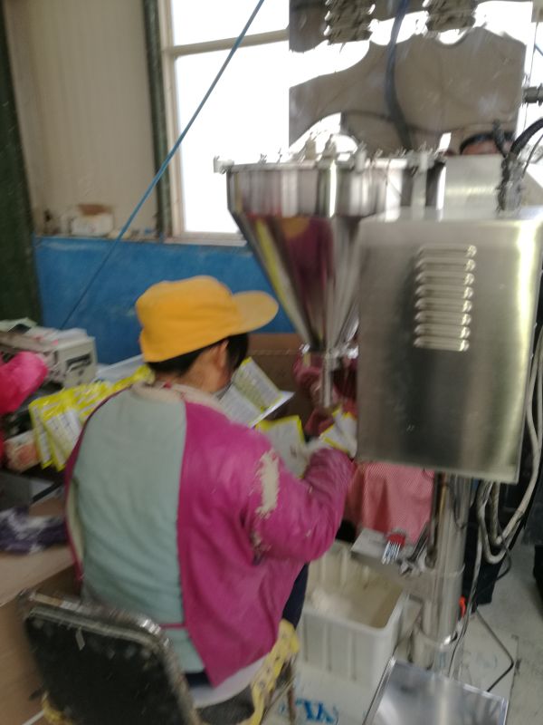 客戶使用格特自動定量包裝機之后效率顯著提升