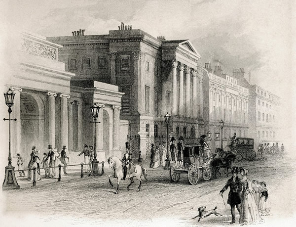 19世紀倫敦街道素描